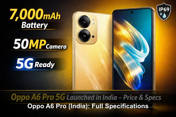 Oppo A6 Pro (India): Full Specifications