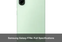 Samsung Galaxy F70e: Full Specifications