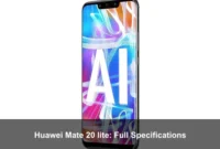 Huawei Mate 20 lite: Full Specifications
