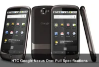 HTC Google Nexus One: Full Specifications HTC Google Nexus One: Full Specifications