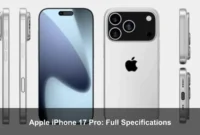 Apple iPhone 17 Pro: Full Specifications Apple iPhone 17 Pro: Full Specifications