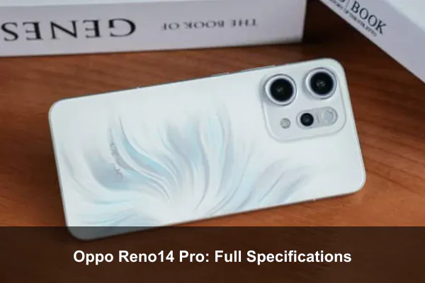 Oppo Reno14 Pro: Full Specifications