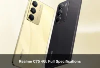 Realme C75 4G: Full Specifications