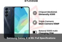 Samsung Galaxy A16 5G: Full Specifications Samsung Galaxy A16 5G: Full Specifications