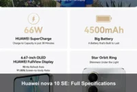 Huawei nova 10 SE: Full Specifications