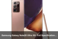 Samsung Galaxy Note20 Ultra 5G: Full Specifications