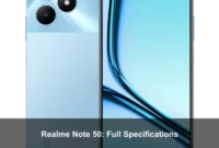 Realme Note 50: Full Specifications Realme Note 50: Full Specifications