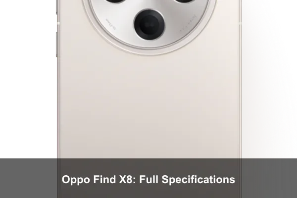 Oppo Find X8: Full Specifications