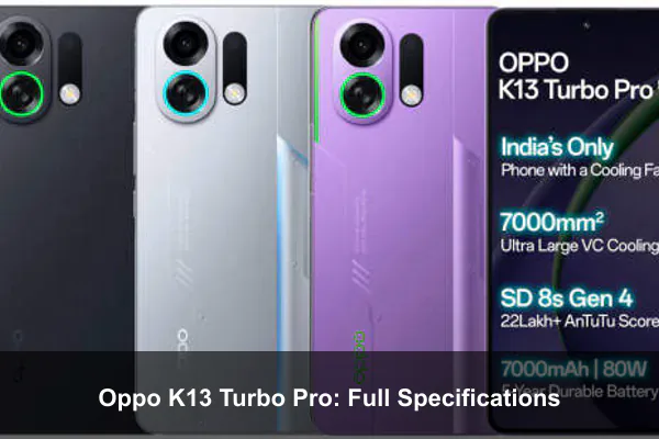 Oppo K13 Turbo Pro: Full Specifications