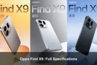 Oppo Find X9: Full Specifications