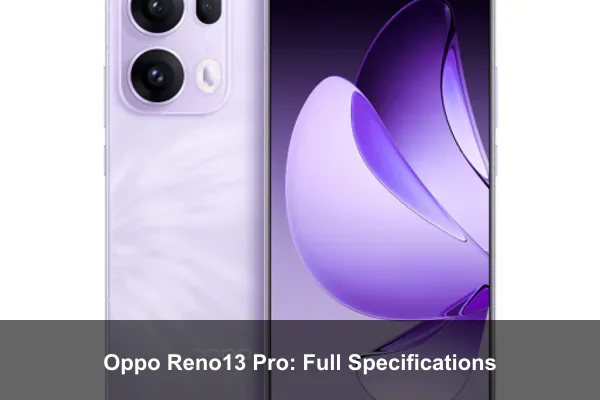 Oppo Reno13 Pro: Full Specifications
