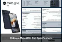 Motorola Moto G56: Full Specifications Motorola Moto G56: Full Specifications