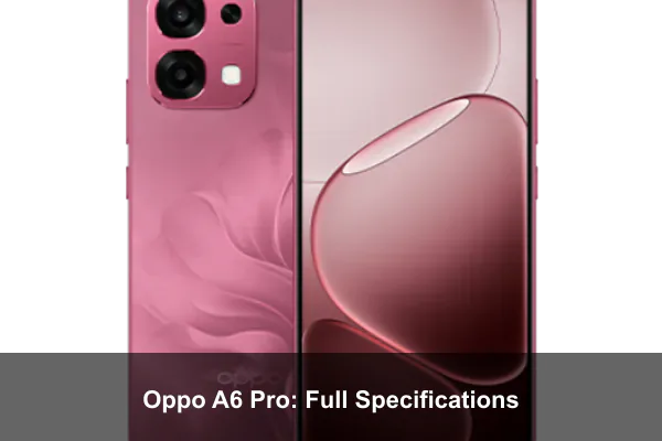 Oppo A6 Pro: Full Specifications