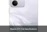 Realme C71: Full Specifications