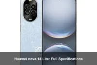 Huawei nova 14 Lite: Full Specifications