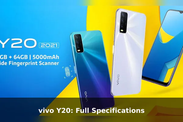 vivo Y20: Full Specifications