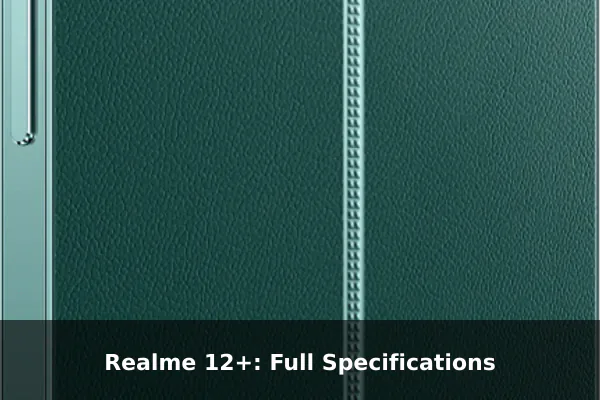 Realme 12+: Full Specifications