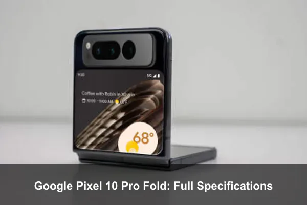 Google Pixel 10 Pro Fold: Full Specifications