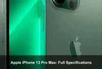Apple iPhone 13 Pro Max: Full Specifications