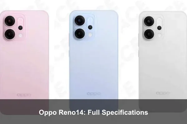 Oppo Reno14: Full Specifications