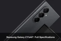 Samsung Galaxy Z Fold7: Full Specifications
