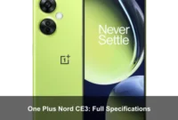 One Plus Nord CE3: Full Specifications