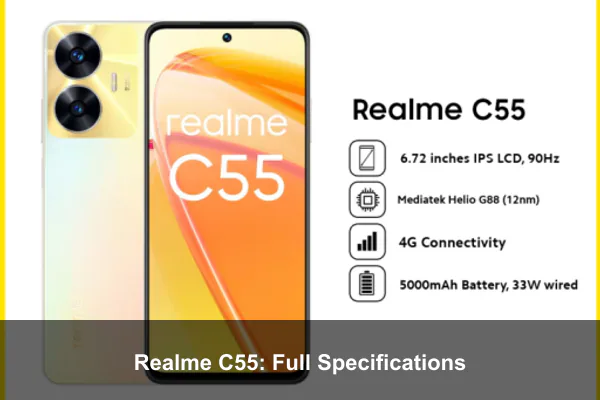Realme C55: Full Specifications