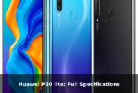 Huawei P30 lite: Full Specifications