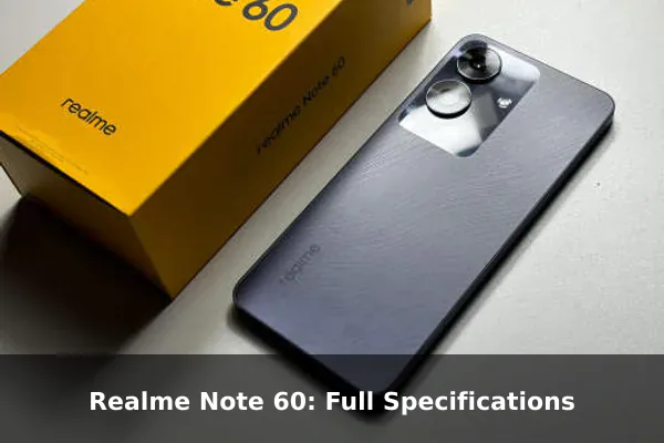 Realme Note 60: Full Specifications