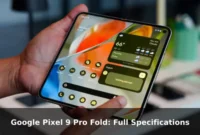 Google Pixel 9 Pro Fold: Full Specifications