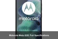 Motorola Moto G35: Full Specifications