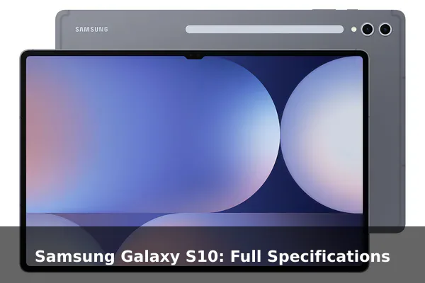 Samsung Galaxy S10: Full Specifications