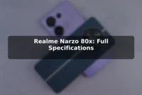 Realme Narzo 80x: Full Specifications