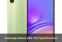Samsung Galaxy A05: Full Specifications