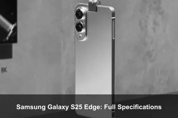 Samsung Galaxy S25 Edge: Full Specifications