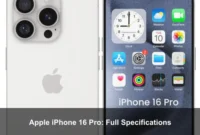 Apple iPhone 16 Pro: Full Specifications