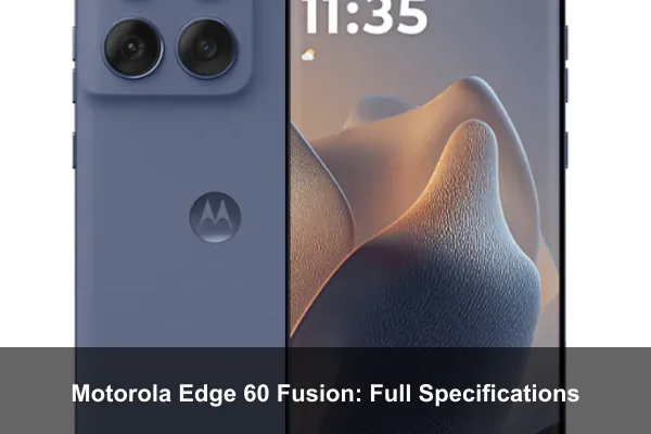 Motorola Edge 60 Fusion: Full Specifications