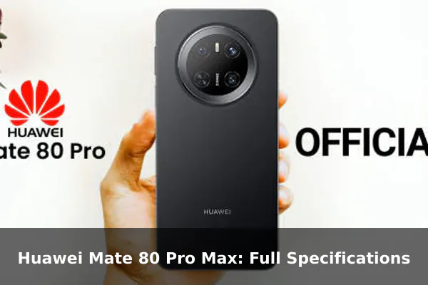 Huawei Mate 80 Pro Max: Full Specifications