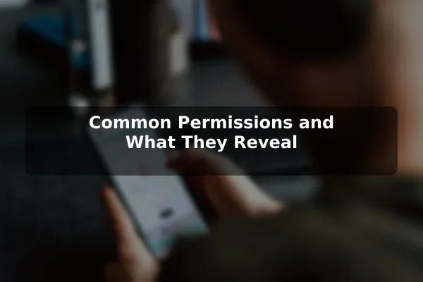 Common Permissions and What They Reveal