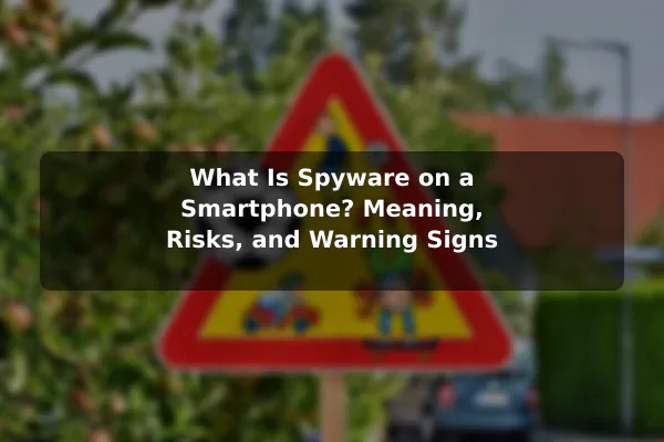 What Is Spyware on a Smartphone? Meaning, Risks, and Warning Signs