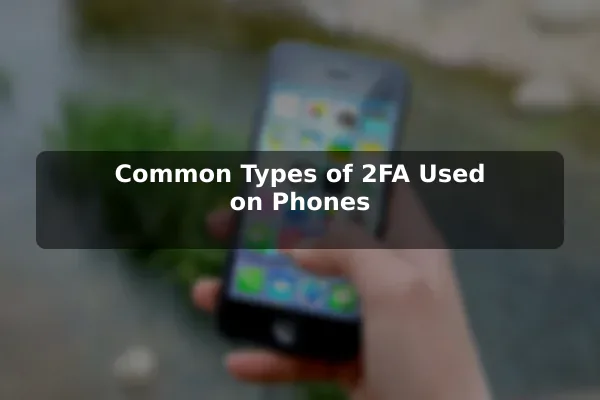 Common Types of 2FA Used on Phones