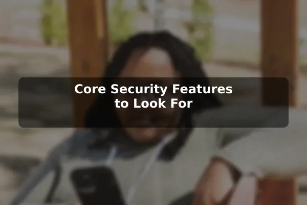 Core Security Features to Look For